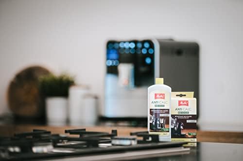 Melitta Multi-Purpose Anti-Lime Cleaner - Amaciador para cafeteira líquida BIO, produto de limpeza para máquinas de café superautomáticas e máquinas de café, ecologicamente correto, 250 ml