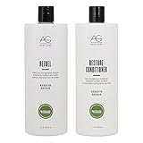 AG Hair Keratin Repair Refuel Shampoo & Restore Conditioner 33.8oz Duo 