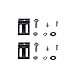 DJI 4X4 LED Pods 2Pcs 5'' 72w LED Light Bar OSRAM Flood Beam Driving Lights Off Road LED Cubes Work Light Bar for Trucks Jeep ATV UTV SUV Boat Marine, 2 Years Warranty