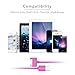 Go Beyond 3FT 1M Long Pink Strong Nylon Braided 30 Pin to USB Sync and Charge Cable Cord for Apple iPhone 4/4s, iPad 1/2/3, iPod