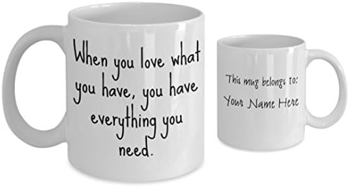 Personalized White Custom Mug - Personalized Mugs with Text that Allow You to Design Your Own Mug