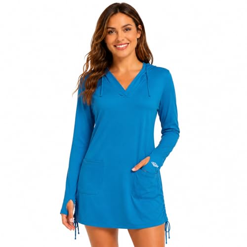 Palmyth Women's UV Fishing Dress Hood Long