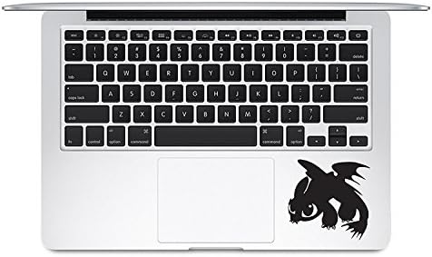 HVD-Toothless How to Train Your Dragon Trackpad Keyboard Macbook Decal Vinyl Sticker Apple Mac Air Pro Laptop Sticker