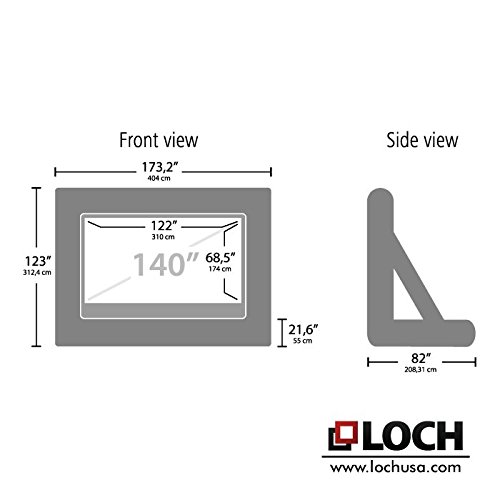 Loch-IWS140-18-Foot-Diagonal-Total-View-Area-140-Diagonal-Rear-and-Front-169-Inflatable-Projection-Screen-Outdoor-Movies-Cinema-Include-BlowerBag-Ropes-Stakes