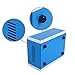Yaeccc Electronic Enclosures Blue Metal Enclosure Project Case, 9.8