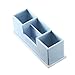 UnionBasic Desk Organizer, Desktop Caddy Leather Multi-compartment Pen Holder Office Stationer Organizer, Blue