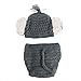 cici store Newborn Baby Girls Boys Photo Props Crochet Knitted Hat And Pants Set Photography Props Costume Outfits (boy)