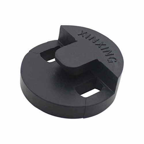 Zerama Black Round Rubber Cello Mute Violon Cello Silencer Two Holes Musical Intruments Parts Accessories