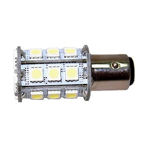 HQRP-BAY15d-24LED-SMD5050-Cool-White-Light-Bulb-for-Aqua-Signal-Series-40-41-42-50-Hella-2984-and-Perko-200-Fixtures-10-30V-DC-Replacement-plus-HQRP-Coaster