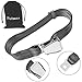Airplane Seat Belt Extender, 7-35 inch Adjustable Portable Grey Airline Belt Extender, Compatible with All Major Airlines Except Southwest