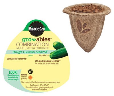 Miracle-Gro Gro-Ables Cucumber Seed Pod