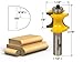 YONICO 13515 5 Bit Bullnose Router Bit 1/2-Inch Shank