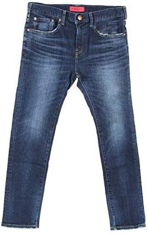 Amazon レッドカード ジーンズ Day1 Kita Dark Used スキニー デニム パンツ ジーパン ジップフライ ストレッチ Kid メンズ ジーンズ 通販