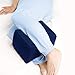 Orthopedic Knee Pillow for Side Sleepers - Ergonomic Memory Foam Knee Pillow for Back Pain & Spine Alignment - Removable Machine Washable Cover - Knee Wedge Pillow for Deep Night’s Sleep
