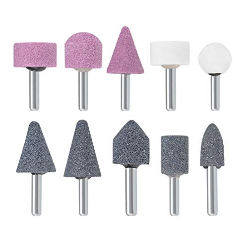uxcell Abrasive Stone Points Set Grinding Wheel
