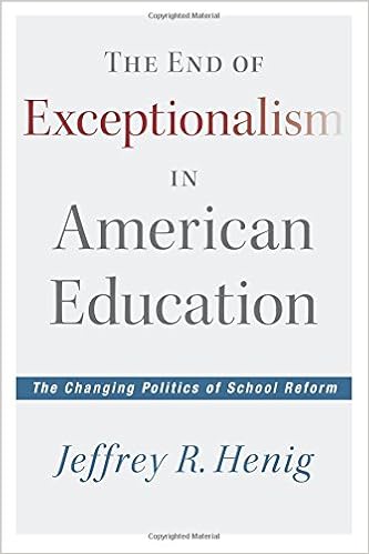 Amazon Com The End Of Exceptionalism In American Education The
