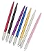 Xiaoyu 7PCS Colors Professional Manual Fog Eyebrow Tattoo Microblading Pen Needle Tip Holder Tool Supply for Permanent Makeup Cosmetic Tool