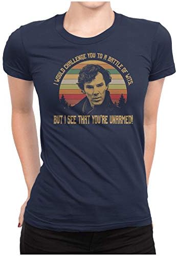 I Would Challenge You to A Battle of WITS, BUT I See That You are Unarmed! - Vintage Retro T-Shirt