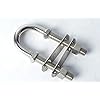 Amarine-made-Stainless-Steel-Marine-Boat-Stern-Bow-Eye-Tie-Down-U-Bolt-12-Dia-3-12-Thread-Lenght-5-14-Overall-Length-07852S