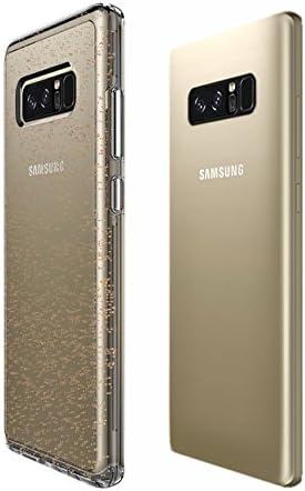 Samsung Galaxy Note 8 Case, Soundmounds Luxury Glitter Sparkle Bling Designer TPU Case [Slim Fit, Hard Back Cover] Shining Fashion Style for Samsung Galaxy Note 8 (2017 release) (GOLDEN)