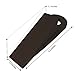 CoJo Premium Rubber Brown Door Stopper 3 Pack – All Floor Surfaces Door Stop – Home and Office Flexible Door Stops Non Scratching Strong Grip - Wedge Doorstop Non-Skid Rubber Base Grip –5 Bonus eBooks