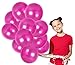 Treasures Gifted Metallic Magenta Balloons - Dark Pink Balloons - Pearl Pink Balloons - Hot Pink Balloons 12 Inch, Pink Latex Balloons - Bright Pink Balloons - Pearl Balloons - 72 Pink Balloons