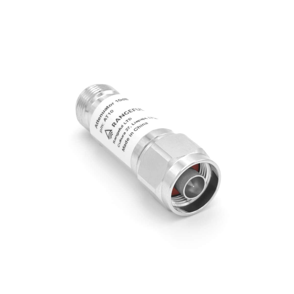 10 dB Fixed Attenuator up to 2 Watts 0 – 3000 MHz, N Male to N Female for 2G/3G/4G LTE/WiFi networks — image 1