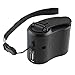 Eachbid USB Hand Crank Charger Generator Manual Dynamo Mobile Emergency Phone Charger Black