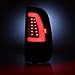 For Black Smoked 1997-2003 Ford F150 99-07 F250 F350 LED Tube Tail Lights Lamps Pair Left and Rightthumb 2