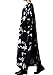 Mordenmiss Women's Embroidered Casual Long Maxi Dress with Pockets Large Black