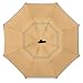 Newsight Reverse Umbrella, Double Layer Inverted Umbrella Upside Down, C Shape Handle, Inverse Inside Out Folding for Car, Windproof, Waterproof, Sun Protective (Bright Brown Idea.)