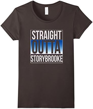 Womens Straight Outta Storybook T-Shirt Once Upon a Time Shirt Medium Asphalt