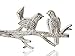 [Mother's Day Gift] Cast Iron Birds On Branch Hanger With 6 Hooks | Decorative Cast Iron Wall Hook Rack | For Coats, Hats, Keys, Towels, Clothes | 18.5x2x4.5” - With Screws And Anchors (Antique White)