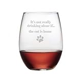 Stemless Wine Glasses (Set of 4) Custom Made...Says 