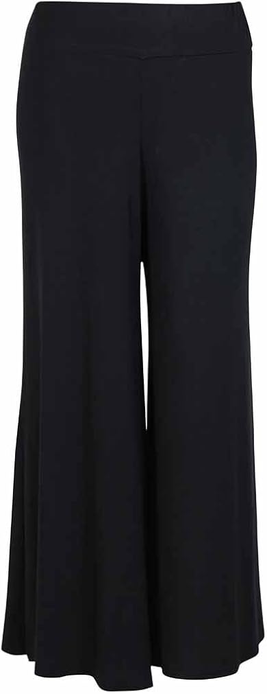 ladies black flared trousers