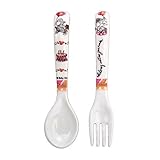 Baby Cie Celebrate Your Day Textured Fork & Spoon, Multicolor