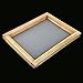 Caydo 10 x 14 Inch Large Wood Silk Screen Printing Frames with 110 White Mesh