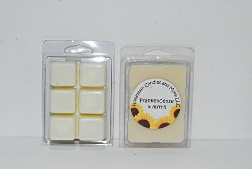 Frankinscense and Myrrh soy wax melts, wax tarts, heavily scented, candle melts, scented wax cubes, handmade, dye free