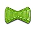 Tough Rubber Dog Bone, Durable Chew Toy for Dogs by Bionic, Medium, Green