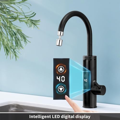 Homelody Electric Tap with Instantaneous Water Heater 230 V, 3400 W Kitchen Tap