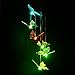 Yeyo Butterfly Color Changing Solar Light Wind Chimes LED Multi-Color Solar Mobiles Wind Spinner Night Light