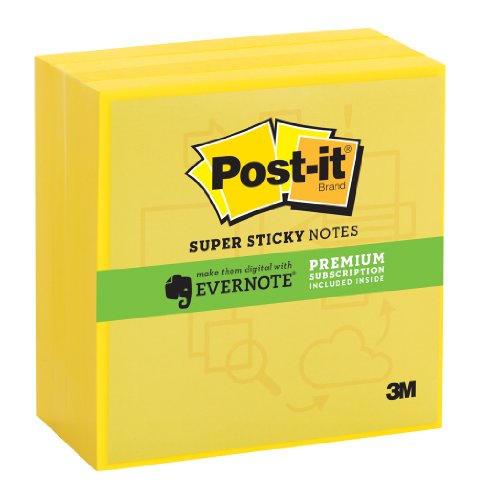 Post-it super sticky notes, evernote collection, 3 x 3 …
