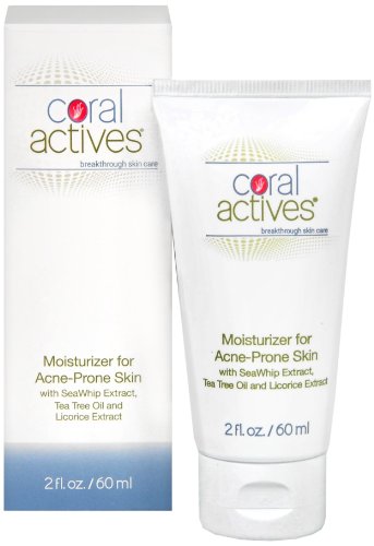 CoralActives Moisturizer for Acne Prone Skin, 2 Ounce