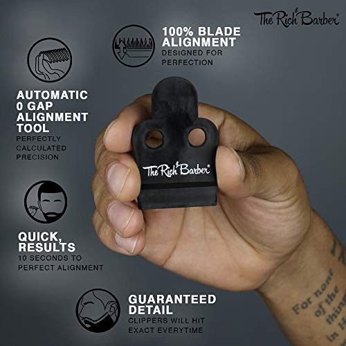 The Rich Barber 1 Minute Blade Modifier & 10 Second Blade Setter, Blue