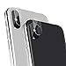 homy Tempered Glass Screen Protector Kit for iPhone X XS 5.8 inch: 2x Front and 1x Back Ballistic Japanese Glass + 2x Camera Lens Protector. HD Clear Cover, Anti Fingerprint, Case Friendly Protection
