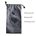 GLCON Waterproof [3 pieces] Small Carrying Storage Pouch Case Canvas Bags for Phones Pencil Case Cosmetic Bag Cell Phone Bag,case for headset earphone,Protection power bank ps vita video/audio players