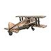 Miniature Biplane Die Cast Novelty Toy Plane Pencil Sharpener Aviator Gift