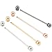 Men's Tie Pins Classic fashion 4 colors Wedding Business (silver)