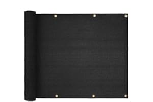 Balcony Privacy Screen, FOME 3X16.4Ft Balcony Windscreen Weather Resistant Balcony net Fence Mesh Privacy shad for Balcony Ve