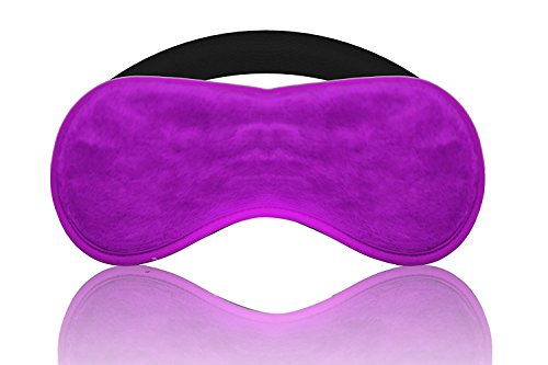 B&M's Mart Super Soft and Comfort 4-Pics Kits with Mouth Gag, Floggers, Eye mask, Handcuffs Adjustable Cuffs Rele Strap - Cosplay Accessories (Purple)